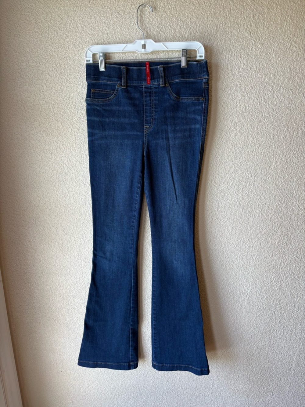 SPANX Dark Blue Flare Jeans Size Small